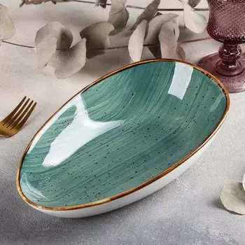 Блюдо Сапфир цвет: серо-зеленый