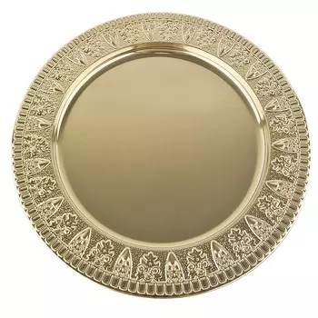 Блюдо сервировочное Eva Цвет: Золотой (1х30х30 см)