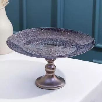 Блюдо Шарин (29х29х15 см) цвет: фиолетовый