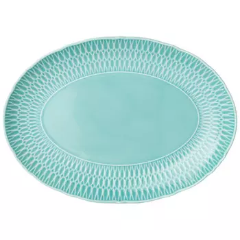 Блюдо София голубая (24х17 см)