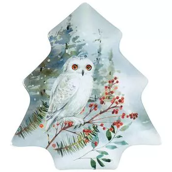 Блюдо Зимняя сказка (20 см)