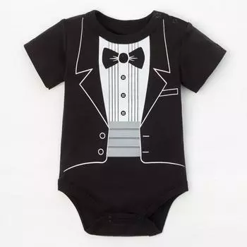 Боди детское Черный фрак Цвет: Черный (9-12 мес)