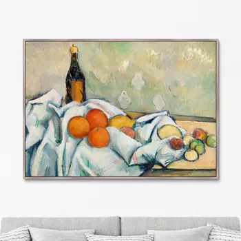 Bottle and Fruits, 1890г. (75х105 см)