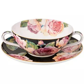 Бульонница с блюдцем Regena (450 мл)