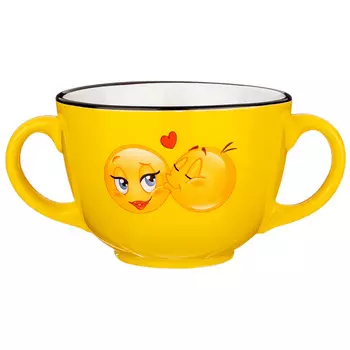 Бульонница Веселый смайлик (450 мл)