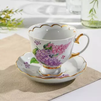 Чайная пара Сирень (300 мл)