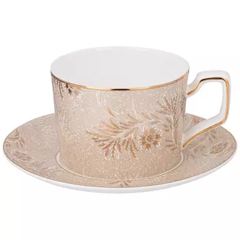 Чайная пара Золотые узоры (280 мл)