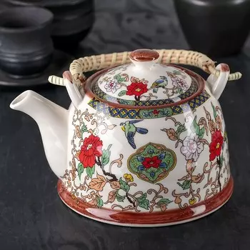 Чайник Цветы (19х15х12 см)