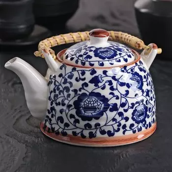 Чайник Синий узор (17х13х10 см)