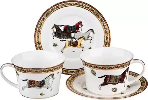 Чайный набор Лошадь (4 предмета)