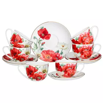 Чайный набор Маки (12 предметов)