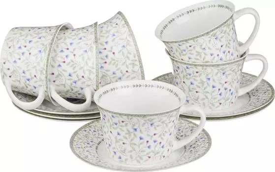 Чайный набор Полевой цветок (12 предметов)