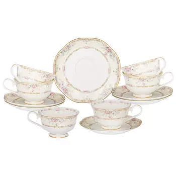Чайный сервиз Цветочная аллея (12 предметов)