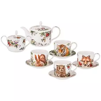 Чайный сервиз Лесная сказка (10 предметов)