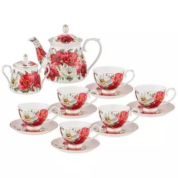 Чайный сервиз Маки (14 предметов)