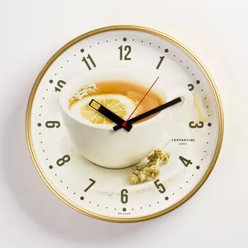 Часы Чай с лимоном (31х31х6 см)