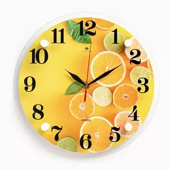 Часы Цитрус (32х32х6 см)