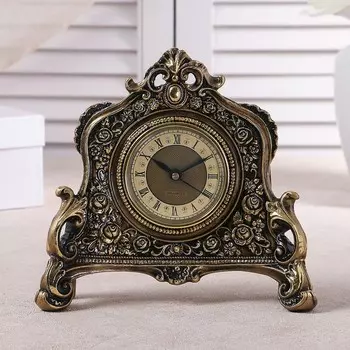 Часы Каминные цвет: золотой (22х20х7 см)