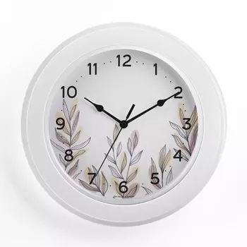 Часы Листья (31х31х4 см)