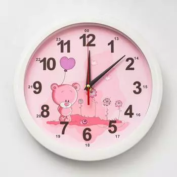 Часы Мишка с шариком (28х28х4 см)