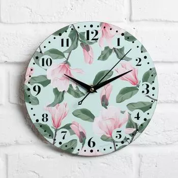 Часы настенные Цветы (29 см)