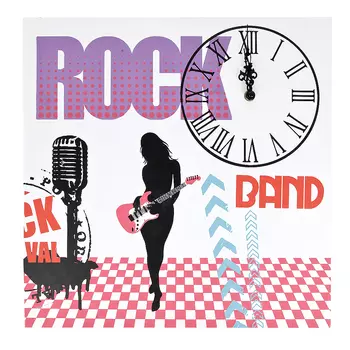 Часы Rock-n-Roll (40х40х2 см)