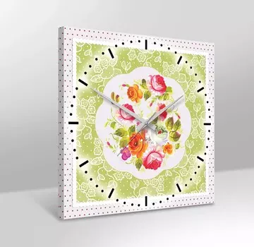 Часы Романтический Завтрак (38х38 см)