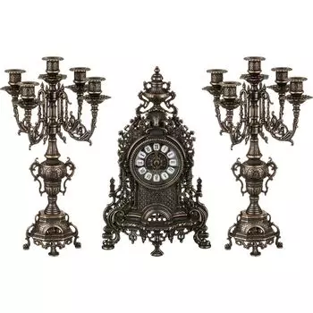 Часы с подсвечниками Bernadette (Набор)