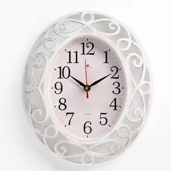 Часы Витки цвет: белый (30х30х5 см)
