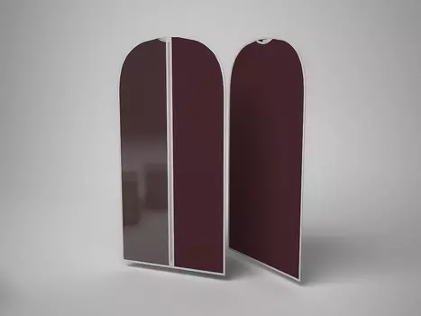 Чехол для одежды Классик цвет: бордовый (60х100 см)