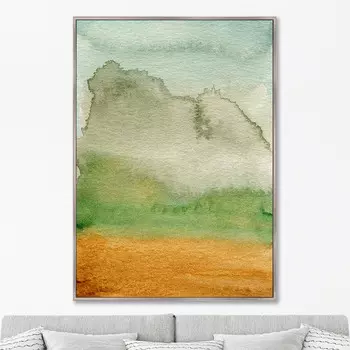 Clouds descend on the mountains (75х105 см)