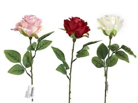 Цветок Роза в ассортименте (65 см)