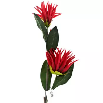 Цветы искусственные Эйхорния цвет: красный