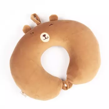 Декоративная подушка-игрушка Wink цвет: коричневый (32х32)