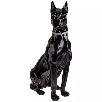 Декоративное изделие Дог черный (107 см)