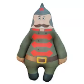 Декоративная подушка Военный цвет: зеленый (25х37)