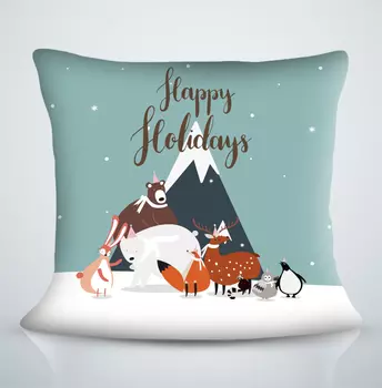 Декоративные подушки Сирень
