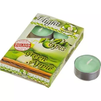 Набор свечей Зеленое Яблоко (6 шт)