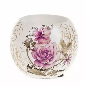 Подсвечник Садовая Роза (8х8х6 см)