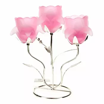 Подсвечник Розовый Цветок (9х20х21 см)