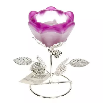Подсвечник Сиреневый Цветок (8х9х14 см)