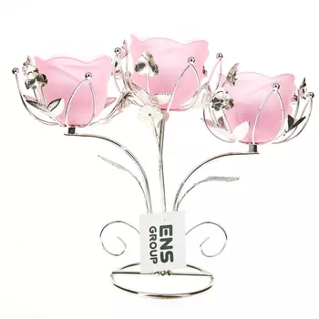 Подсвечник Розовый Цветок (10х22х25 см)
