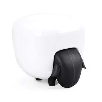 Держатель для ватных дисков Sheep цвет: черно-белый (16х14х15 см)