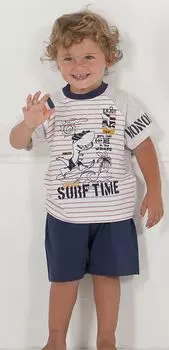 Детская пижама Van Цвет: Синий (9 мес)