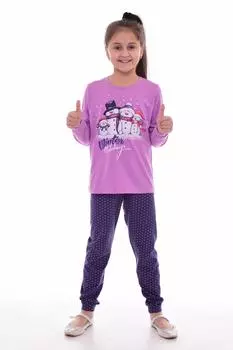 Детская пижама Feodotiya Цвет: Сиреневый (128-134 см)