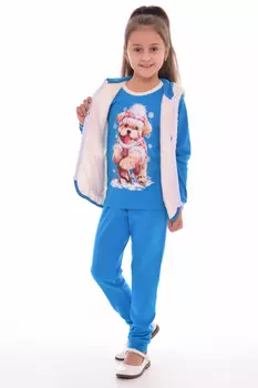 Детский костюм Romano Цвет: Бирюзовый, Молочный (10-11 лет)