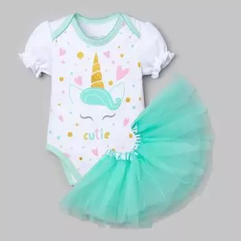 Детский набор Cutie Цвет: Белый (6-9 мес)