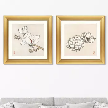 Диптих Blossoms, 1885г. (61х61 см - 2 шт)