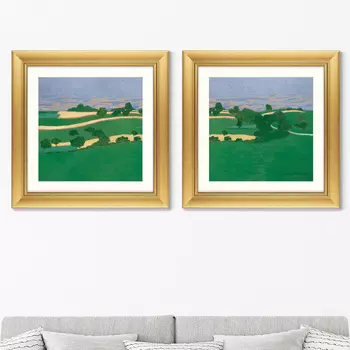 Диптих Corn Fields, 1900г. (61х61 см - 2 шт)