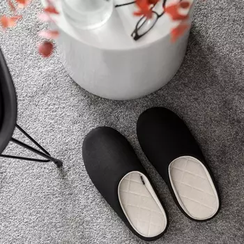 Тапочки Оливер цвет: черный (42-43)